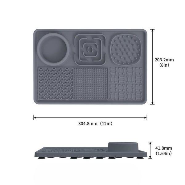 Silicone Dog Licking Pad anti slip Suction Cups Design Carousel 2