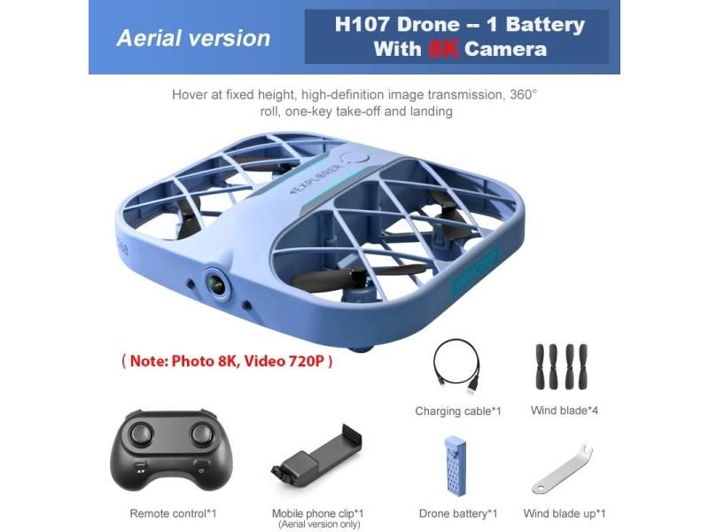 JJRC H107 RC Mini Quadcopter Drone With 4K WIFI Camera 4CH Helicopter Toy Drone Carousel 1