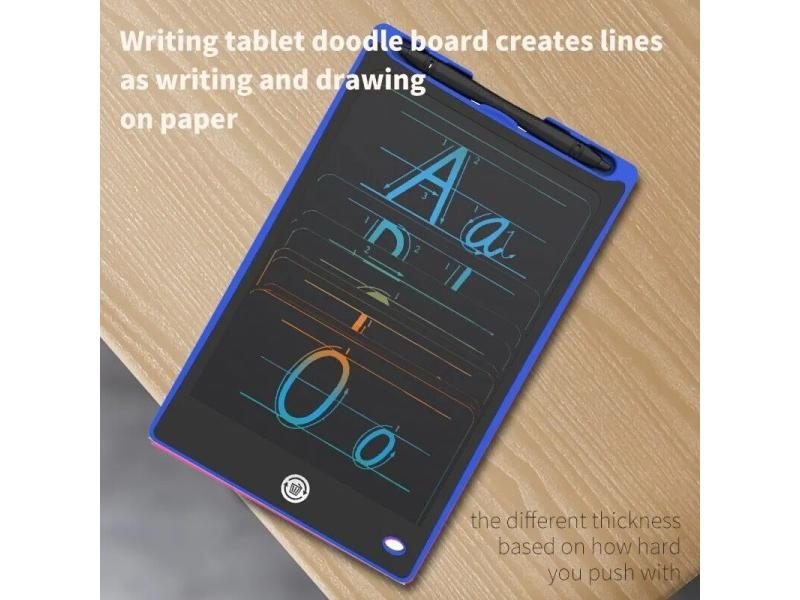 8.8 Inch LCD Writing Tablet Kids Drawing Learning Games Portable Color Carousel 2