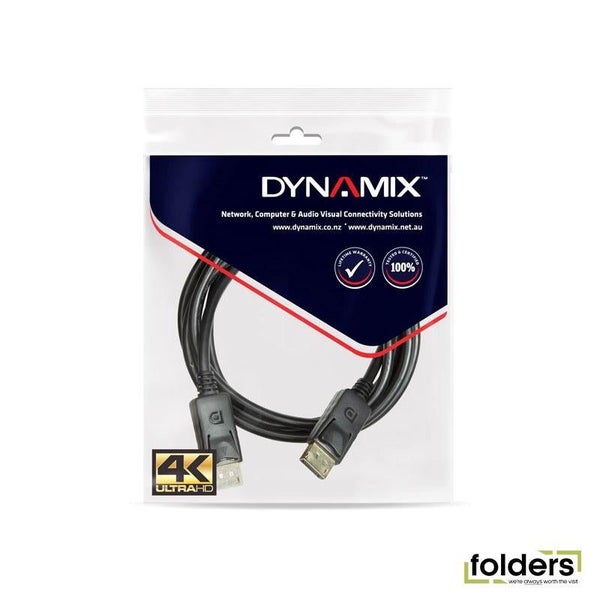 Dynamix 7.5m DisplayPort Cable - Black (C-DP12-7.5M) Carousel 2