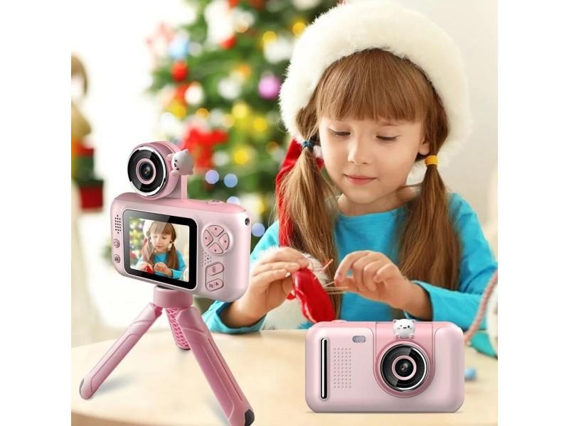 Kids Camera 2.4 Inch Ips HD Screen Video Recorder For Children's Birthday Gift Carousel 1