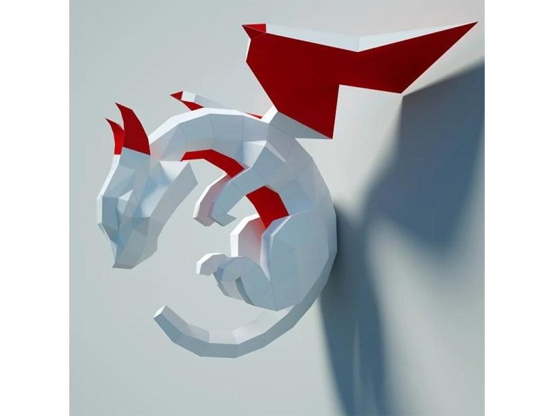 Faucet Wall Hanging 3D Wall Decoration Diy Paper Art Model Carousel 1