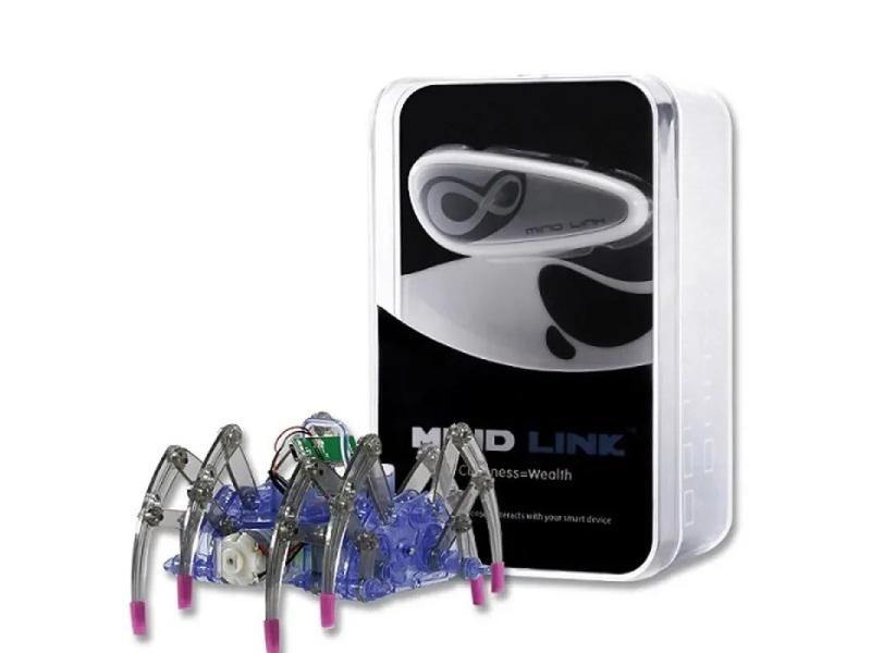 Mindlink RC Spider Robot Headband Kit Brainlink Toys EEG Training Novelty High Carousel 1