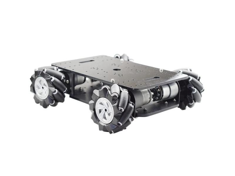15KG Load Double Chassis Mecanum Wheel Robot Car Chassis Kit With 4pcs 12V Carousel 1