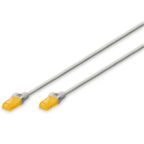 Digitus UTP Slim CAT6 Patch Lead - 0.25M Grey Carousel 1