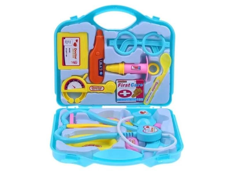15pcs Children Doctor Nurse Pretend Play Set Medical Tool Suitcase Gifts Carousel 1