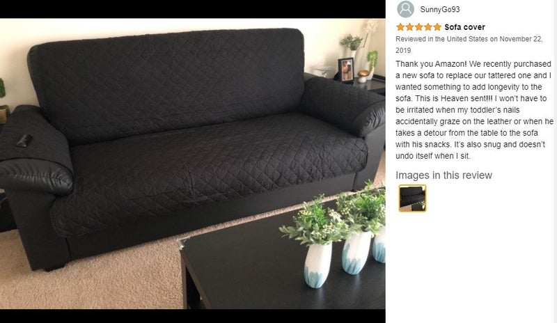 NEW new Couch Cover 2 Seater Slipcover Strap Couch Covers *Clearance* Carousel 2