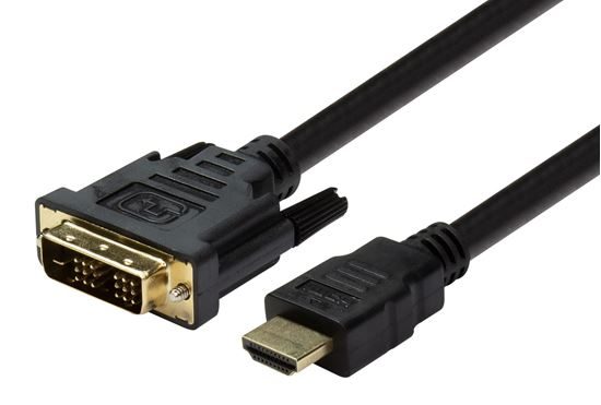 DYNAMIX 2m HDMI Male to DVI-D Male (18+1) Cable. Single Link Max Res: 1080P@6... Carousel 1