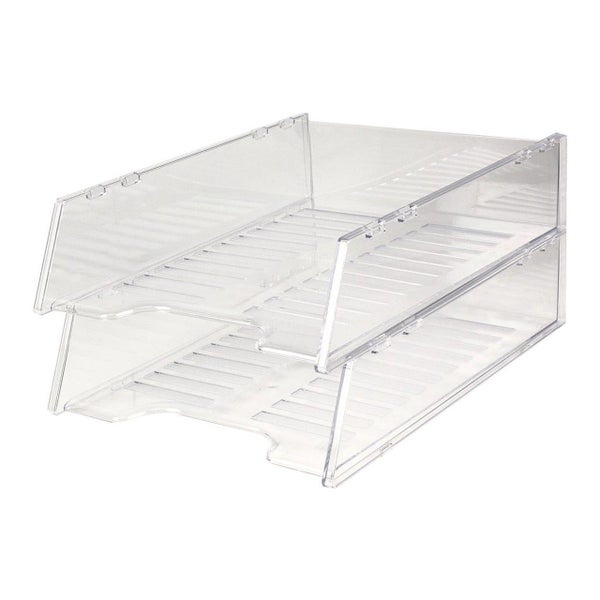 Italplast A4 Document / Letter Tray Clear Carousel 1
