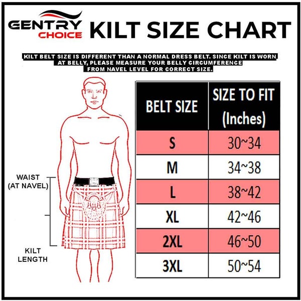 Highlander Tartan Kilt Belt Black Celtic Knot Embossed Kilt Outfit Accessory Carousel 6