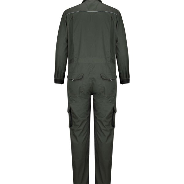 Hoggs of Fife WorkHogg Coverall-Zipped Green/Black Carousel 2