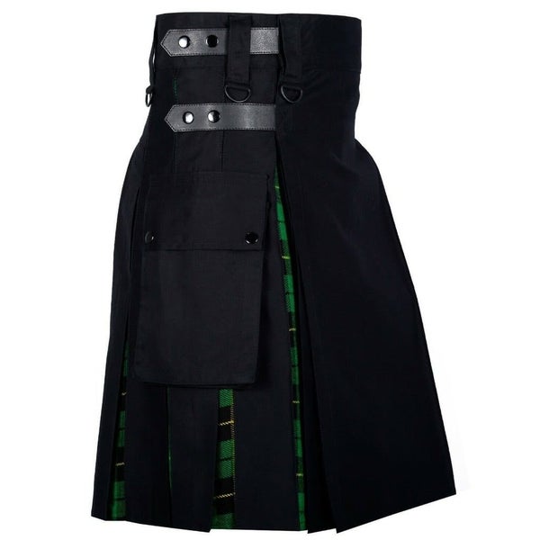 Scottish Men Hybrid Utility Kilt Irish Heritage Modern Sports Cargo Kilt Carousel 2
