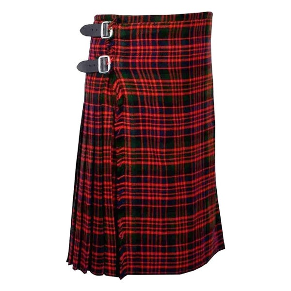Mens Highlander Tartan Kilt MacDonald 8 Yards Traditional Scottish Tartan Kilt Carousel 2
