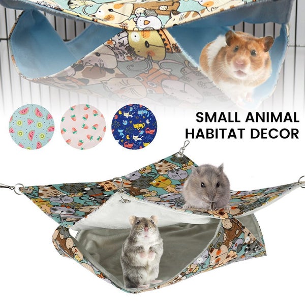 Ferret Rat Squirrel Pet Bird Hamster Hammock Hanging Cage Nest Bed Hous Carousel 3