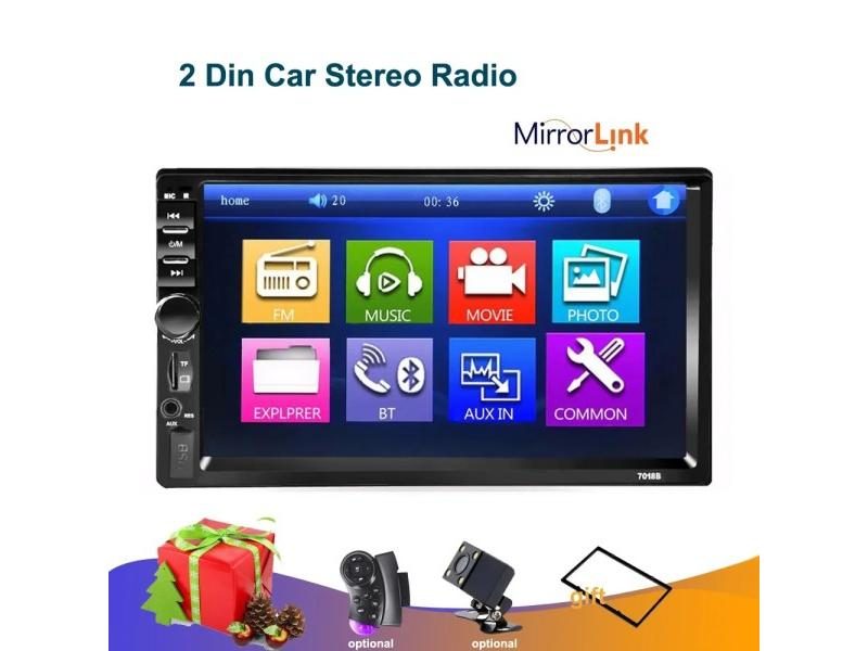 7" 2 Din Car Radio Autoradio Mirror Link Touch Screen For VIP DO NOT PAY Carousel 2
