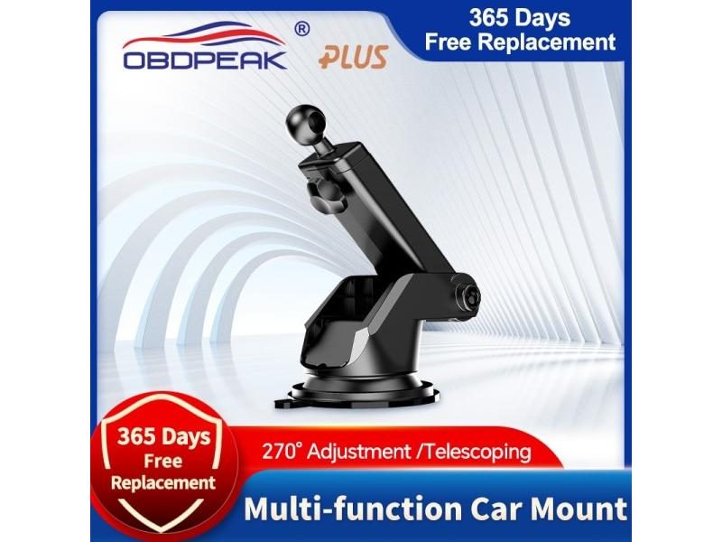 Plastic Car Telescopic Long Arm Bracket Ball Suction Cup Base Auto Mobile Phone Carousel 1
