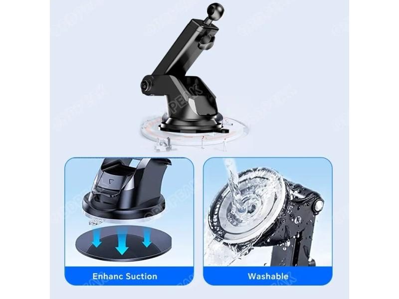 Plastic Car Telescopic Long Arm Bracket Ball Suction Cup Base Auto Mobile Phone Carousel 2