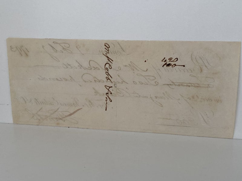 ANTIQUE RECEIPT: Sir James Esdaile & Co / London Mayor, 231 years old ! Carousel 3