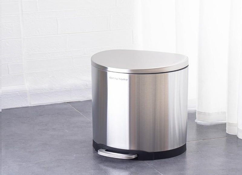 RUBBISH BIN 40L DANNY HOME SILVER Carousel 1