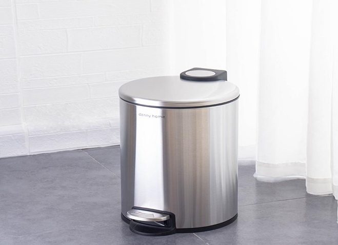 RUBBISH BIN 30L DANNY HOME SILVER Carousel 1