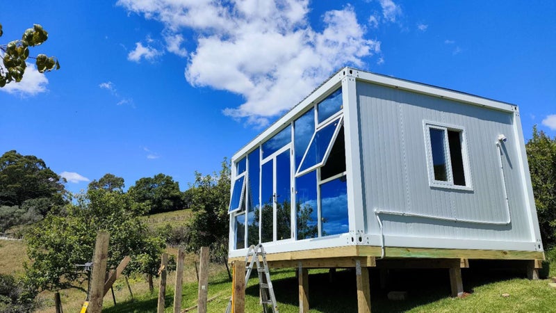 6*4m (24sqm ) Glass Wall PORTABLE UNIT / CABIN/BUILDING/TINY HOUSE/SHED Carousel 1