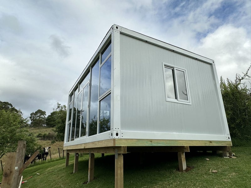 6*4m (24sqm ) Glass Wall PORTABLE UNIT / CABIN/BUILDING/TINY HOUSE/SHED Carousel 11