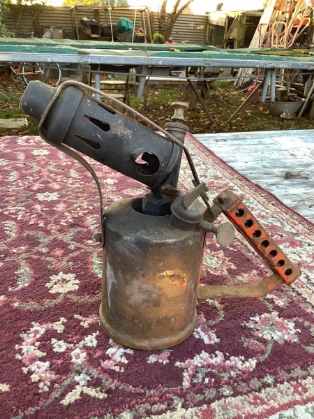 Vintage Brass Paraffin Blow Torch Carousel 2