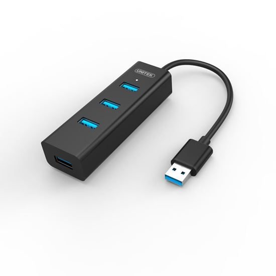 UNITEK USB 3.0 4-Port Hub - Black Carousel 1