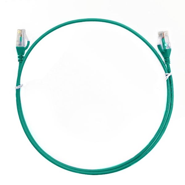 1M Cat 6 Ultra Thin Lszh Ethernet Network Cables Green Carousel 2