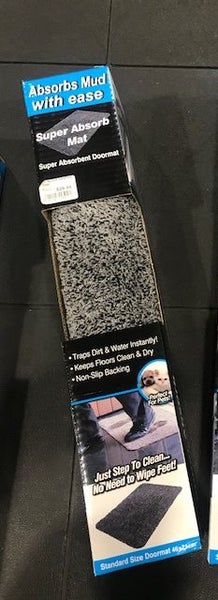 Super Absorb Mat 71cm x 46xm - Grey Carousel 1