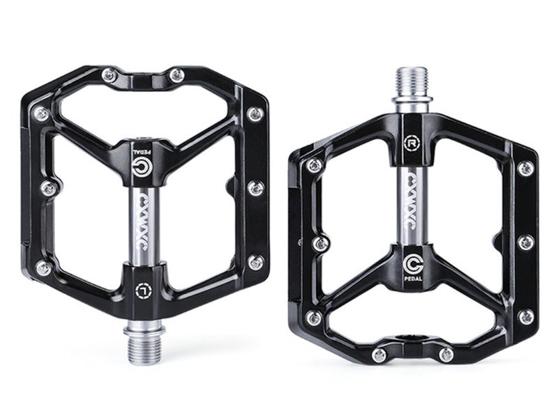 CXWXC Bike Anti-slip Pedals - Black / Red / Gold Carousel 1