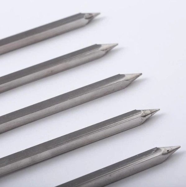 60cm 5mm Wide Square Stainless Steel Kebab Skewer ( One Piece) Carousel 1