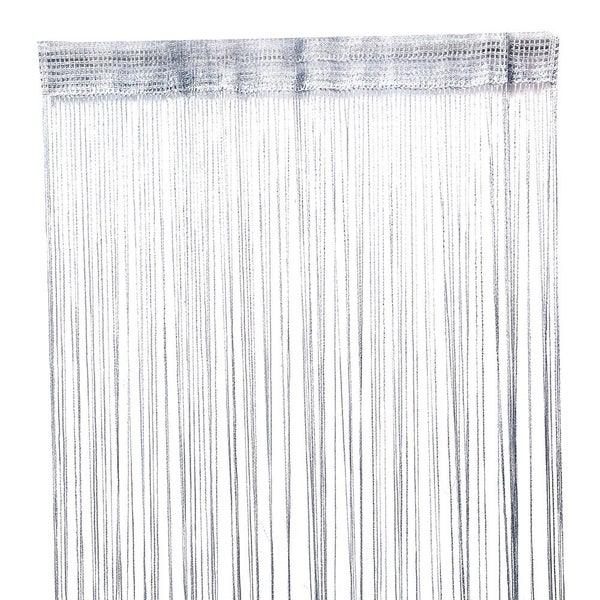 200x100 CM Thread Curtains Solid Stripe Classic Line Tassel Carousel 1