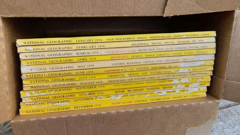 THE NATIONAL GEOGRAPHIC Magazines FULL YEAR 1963 Carousel 1