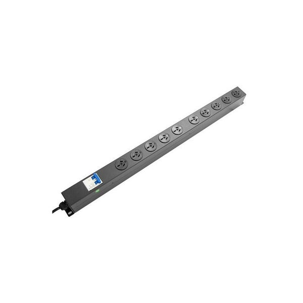 Dynamix Power Distribution Unit - 10 Outlet Vertical Power Rail (RPR-10VMCB) Carousel 1