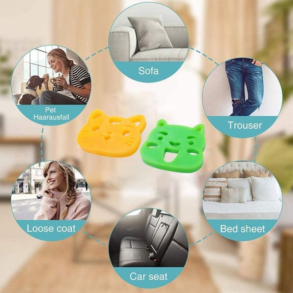 2pcs Reusable Washing Machine Hair Remover Carousel 6