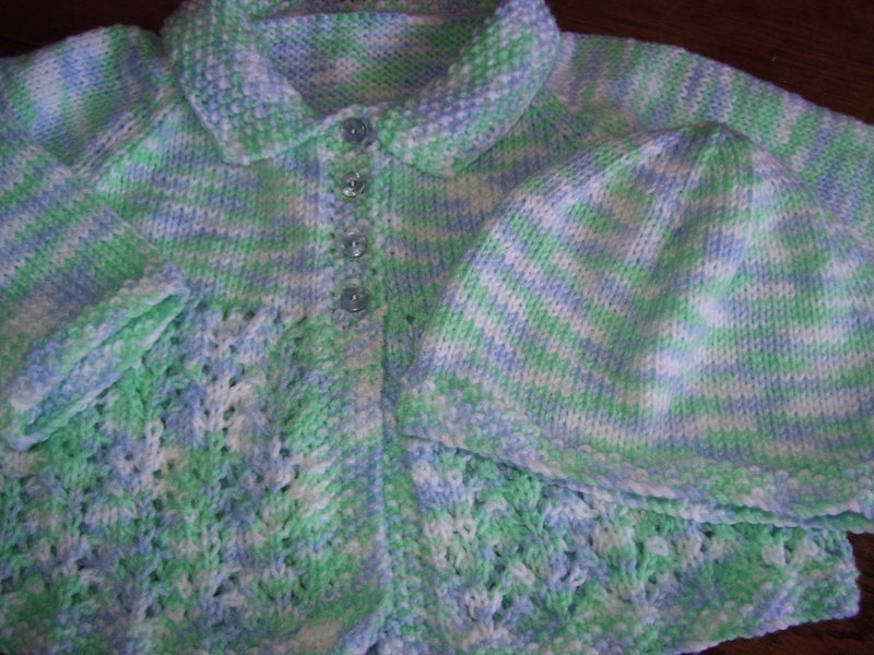 Baby jacket with collar and beanie #A NEW Carousel 1
