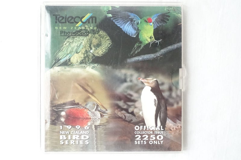 Vintage NZ Telecom Phonecard Presentation Set New Zealand Bird Series (SKU K5) Carousel 1