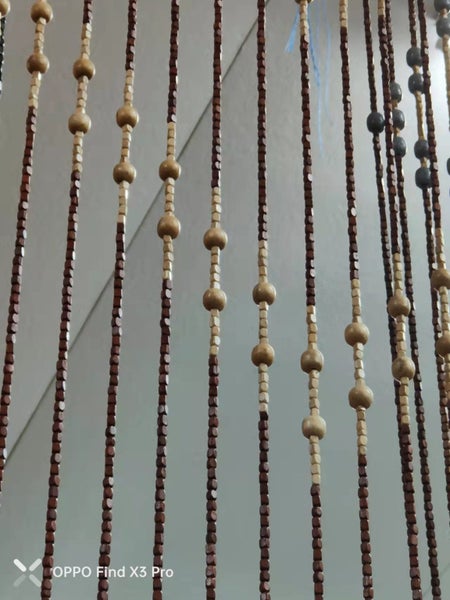 Wooden Bead String Door Curtain Blinds Fly Screen Bedroom Divider Carousel 2
