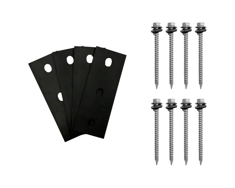 Black Anodized Aluminum Adjustable Solar Panel Mounting Bracket Tilt Mount 10-15 Carousel 6