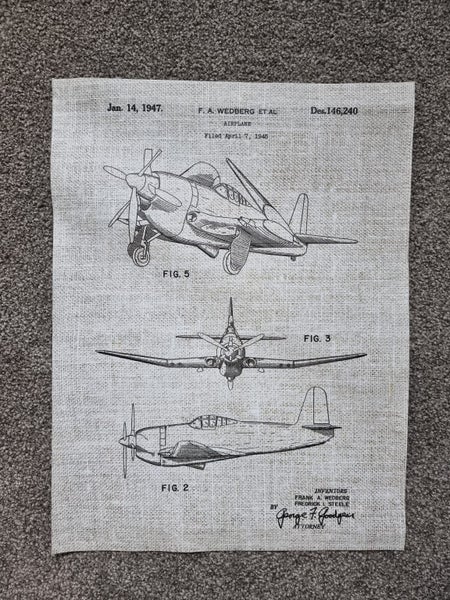 Vintage Airplane Canvas Carousel 2