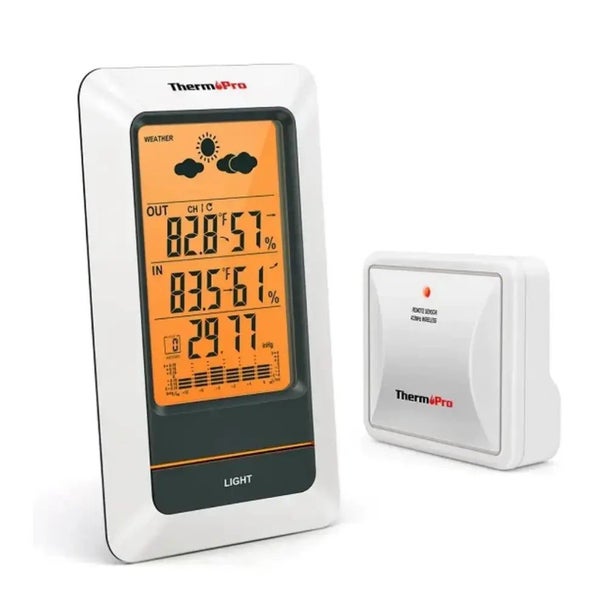 ThermoPro TP67B Weather Station Wireless Indoor Outdoor Thermometer Hygrometer Carousel 1