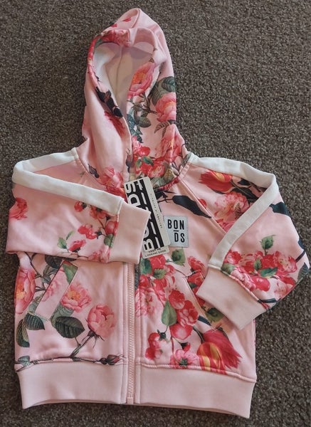 Bonds Floral Bomber Jacket Size 6-12months Carousel 1
