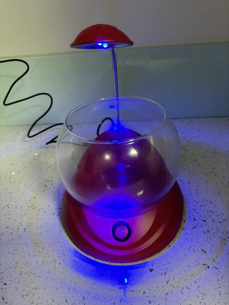 Fish Bowl with Light, Desk Decoration Carousel 2