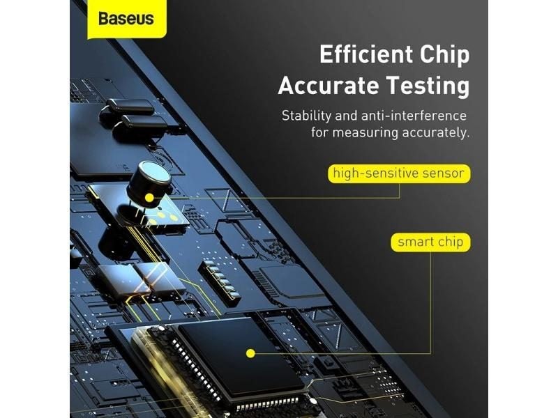 Baseus Automatic Alcohol Tester Breathalyzer Rechargeable LED Screen Display Carousel 1