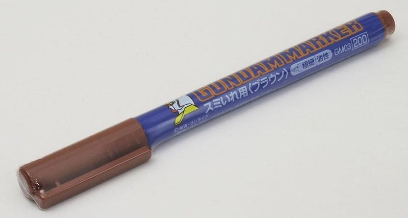 Gunze GM03 Gundam Markers Ultra Fine Brown Carousel 1