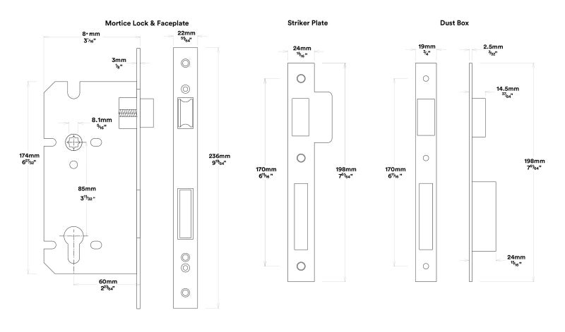 Iver Brunswick Door Lever on Oval Backplate Entrance Kit Key/Thumb Carousel 5