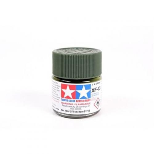 Tamiya XF-13 Acrylic Mini Paint - J.A. Green - 10ml [Tamiya 81713] Carousel 1