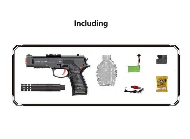 M92 Gel Blaster, Electric Full Auto. with 10000 gel balls. YELLOW Carousel 2