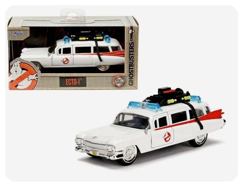 Ghostbusters ECTO-1 Cadillac Ambulance 1/32 Jada 99748 Scale Diecast Model NEW Carousel 1